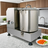 Hakka Commercial Food Processor 9L Electric Food Chopper 1200W Heavy Duty Vegetable Chopper Perfect for Meat Fruits Grains Ginger Garlic